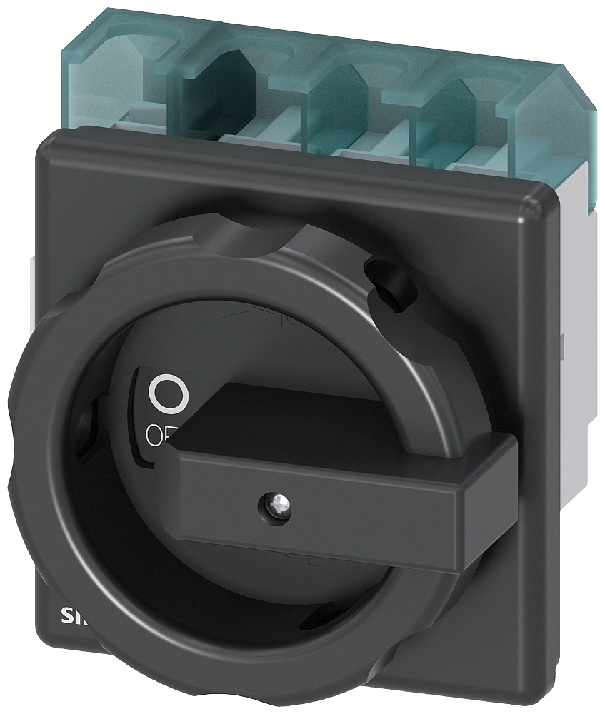 3LD2504-1TL51 - MASTER SWITCH, 4-POLE, 23A BLACK