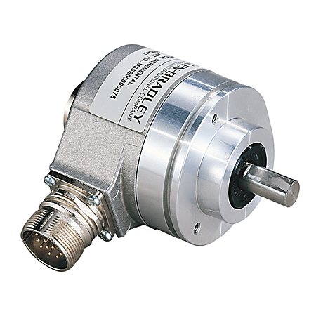 Codificador óptico multivuelta absoluto (2048 cuentas por revolución, 8192 revoluciones)