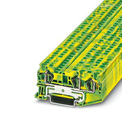 3031416 - ST 4-TWIN-PE - Bloque de terminales modular de tierra (Cantidad: 50)