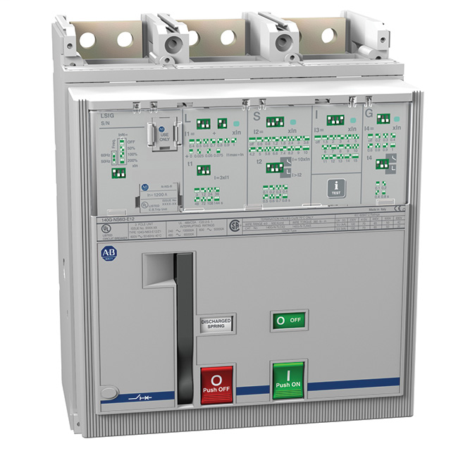 140G-NS5H3-E12 - 140G - Molded Case Circuit Breaker, NS frame, 50 kA, LSI (electronic), 3 Poles, Rated Current 1200 A