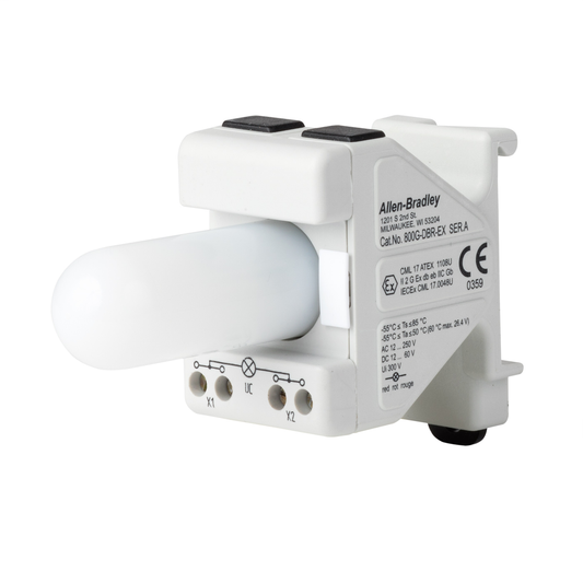 800G-DBB-EX - Módulo de alimentación 800G, módulo de alimentación, módulo de alimentación de montaje en base, lámpara azul, sin contactos