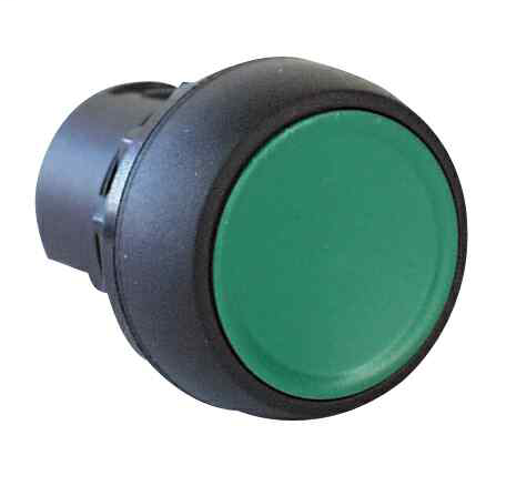 800FD-F208X20 - 800F Push Button - Plastic Monolithic, Flush, Black, Arrow symbol, Standard Pack (Qty. 1)