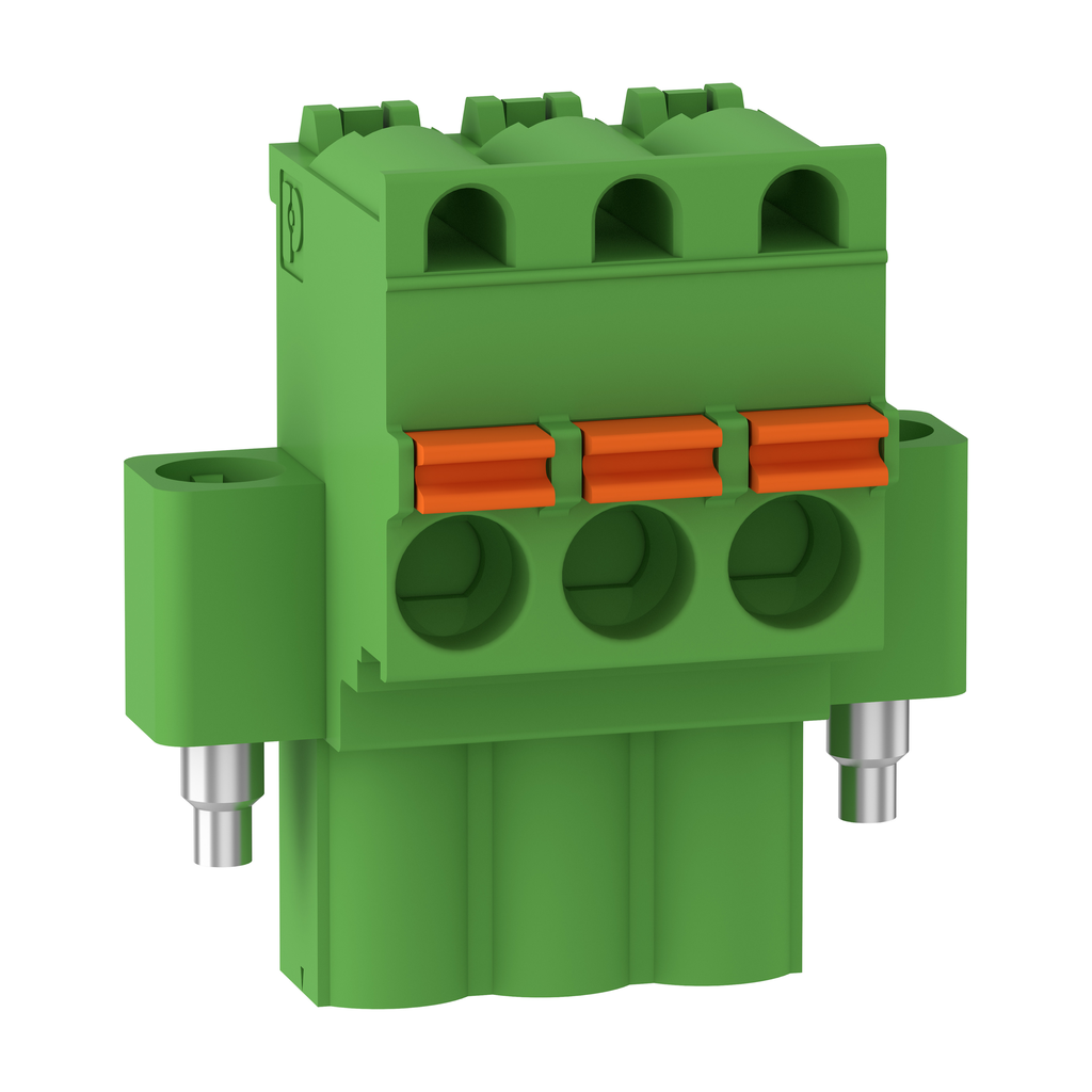 HMIZXPWS - Bloque de distribución de energía, Harmony GTUX, Conector con tornillos fijables para cables de alimentación (Tipo angular, 5 piezas/juego)