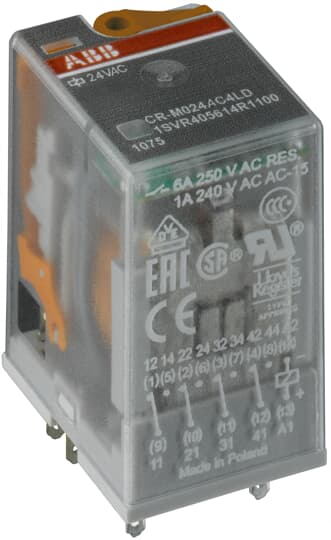 CR-M024AC2L PLUGGABLE INTERFACE REL (Qty. 10)