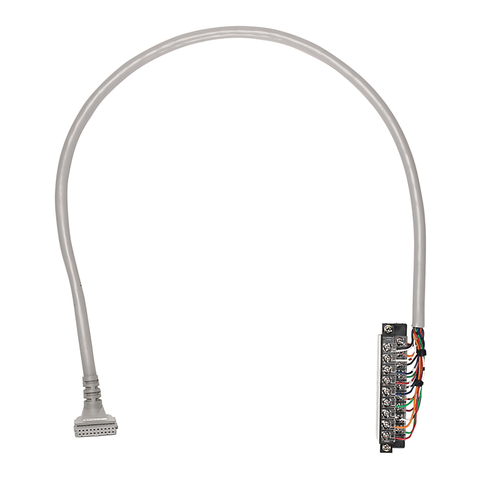 1492-CAB005B7H - Prewired Cable for PowerFlex 700H AC I/O 20C-DA1-B and 20C-D01 Terminals, 20 Conductors, #22 AWG, and 20-Pin IFM connector, length 0.5 meter (1.64 feet)