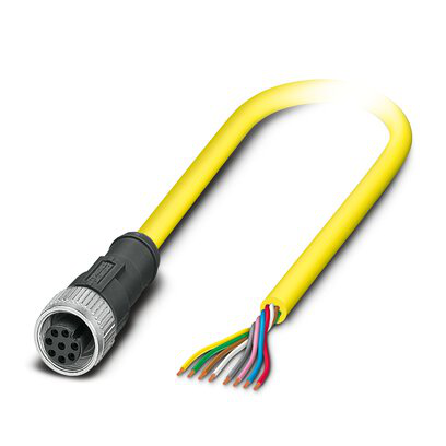 1406103 - SAC-8P-10,0-542/M12FS BK - Cable sensor/actuador