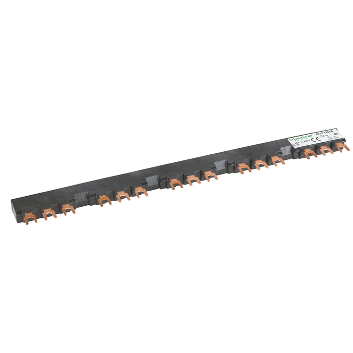 GV2G554 - Linergy FT, Comb busbar, 63A, 5 tap-offs, 54mm pitch