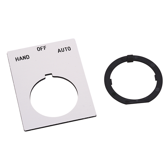 800H-W552 - 800T and 800H Accessories, 800H Legend Plate,Standard,FOR.-OFF-REV.,White