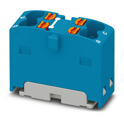 1046610 - PTFIX 4X1,5 BU - Distribution block