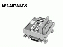 1492-AIFM4I-F-5 - Fusible 4 Channel Analog IFM, 24V Blown Fuse Indicators and Test Points, 5 Terminals per Input, , , Analog Interface Module