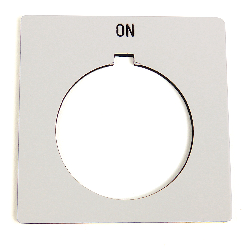 800H-W518 - Accesorios para 800T y 800H, placa de leyenda para 800H, estándar, abierta, blanca