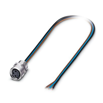 1541733 - SACC-EM 8FS-3CON-M8/1,0 - Conector de dispositivo de montaje frontal