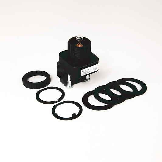 800H-PR16 - Luz piloto de 30,5 mm tipo 4/4X/13, Xfmr, sin opción de prueba, incandescente, sin lente, 120 V CA 50/60 Hz