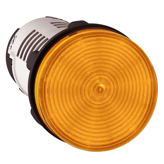 XB7EV08MP - Monolithic pilot light, Harmony XB7, plastic, orange, 22mm, integral LED, 230…240V AC