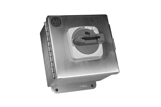 194E-DA16E-PD10 - IEC Load Switch, NEMA Type 4/4X - IP66 Stainless Steel, Handle Color:Red / Yellow, 16A, 3 Poles