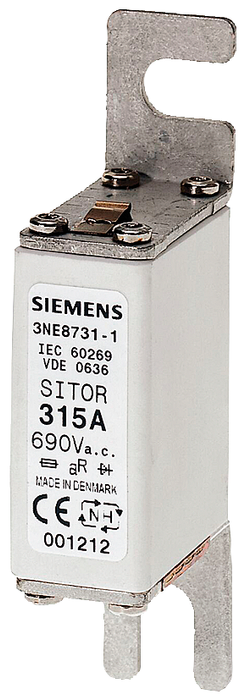 3NE8721-1 - SITOR FUSE-LINK 100A, AC 690V, 80MM