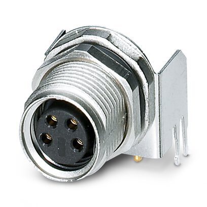 1456158 - SACC-DSI-M8FS-4CON-M10-L90 SH - Conector de dispositivo, montaje trasero (Cantidad: 20)