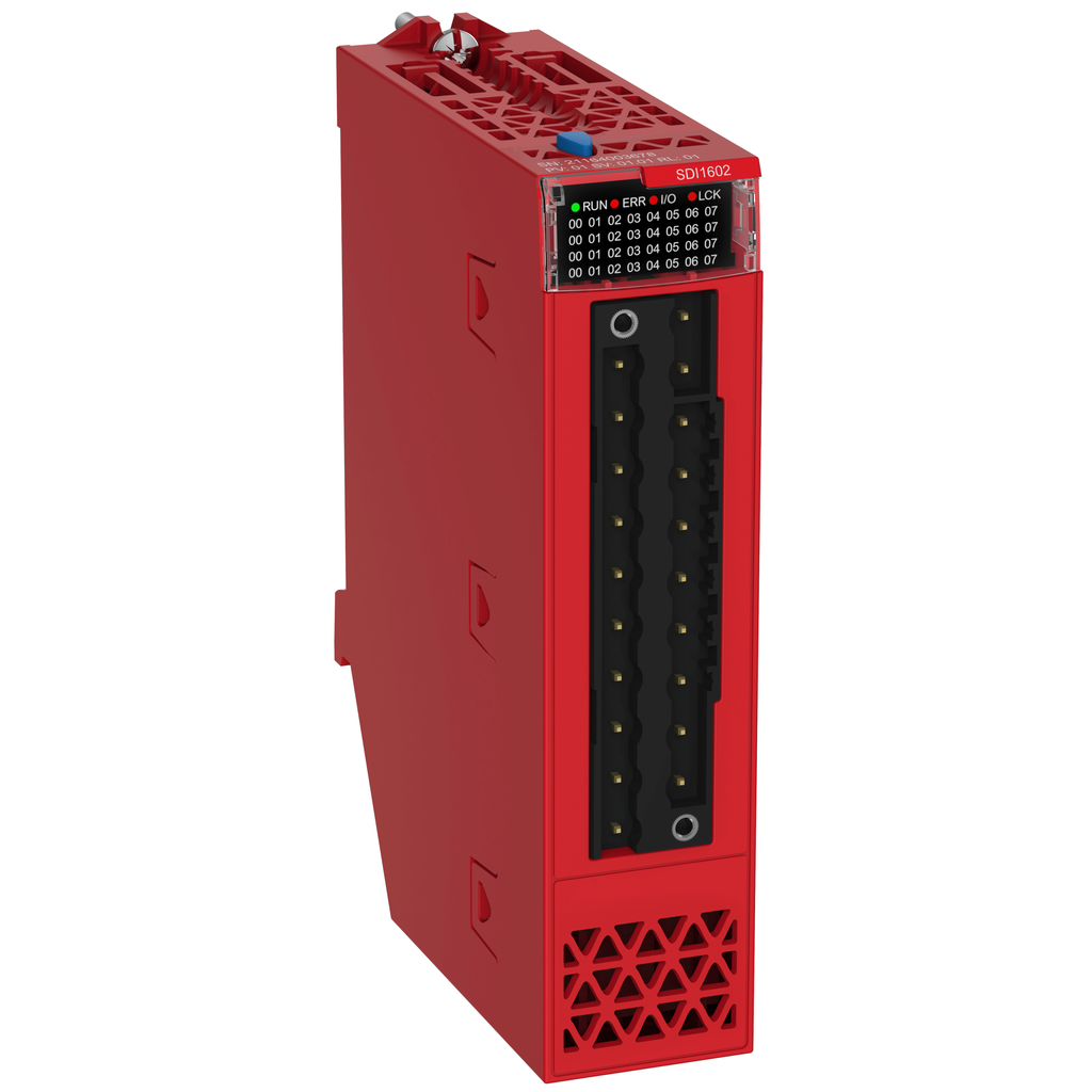 BMXSDI1602 - Módulo de entrada discreta de seguridad, Modicon X80, 16 entradas, 24 V CC positivo