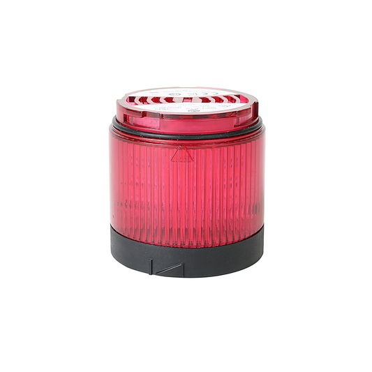 856T-BT9 - Módulos de luz 856T de 70 mm, carcasa negra, LED fijo de 24 V, salida magenta, acabado de lente estándar