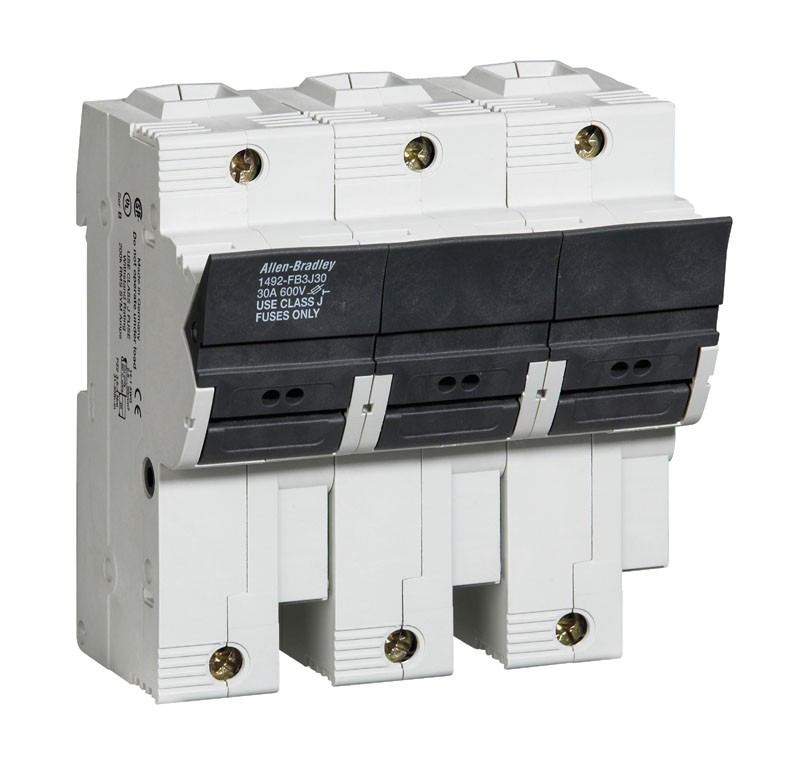 1492-FB3J30 - 1492-FB Fuse Holder with 3 poles, Class J Type Fuses, 30A, Pkg. Qty. 2