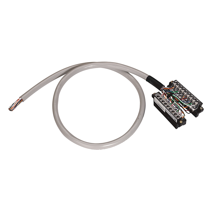 1492-CAB050F69 - Prewired Cable for 1769-IA8I module, 20 Conductors, #22 AWG, w/ 1769-RTBN18 and 20-Pin IFM connector, length 5.0 meter (16.4 feet)