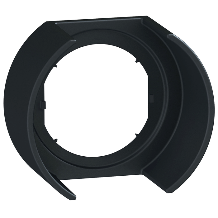 ZBZ1902 - Protective guard, Harmony XB4, plastic, black, protection against accidental operation