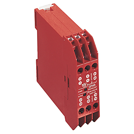 440N-S32013 - Sipha Control Unit - Contacts (Safety/Auxiliry): 1 Normally Open / 1 Normally Closed, Solid State, Supply Voltage: 24V AC/DC, Housing: 22.5mm