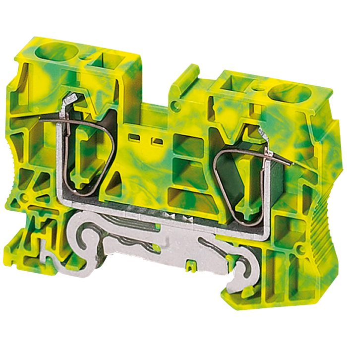 NSYTRR162PE - Terminal block, Linergy TR, spring type, protective earth, 2 points, 16mm², green-yellow, set of 50