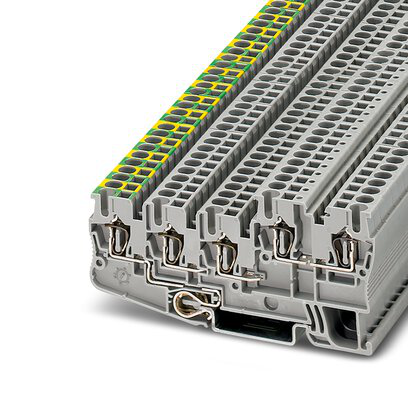 3209060 - STIO 2,5/4-PE/2B/L - Bloque de terminales de tierra de instalación