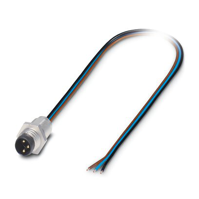 1500334 - SACC-E-M 8MS-3CON-M8/0,5 - Device connector front mounting