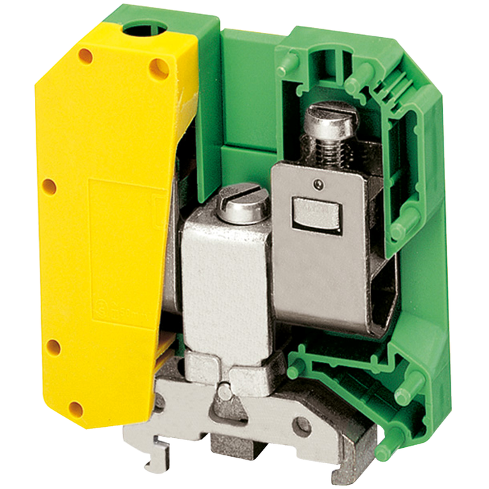 NSYTRV502PE - SCREW TERMINAL, PROTECTIVE EARTH, 2 POINTS, 50MM², GREEN-YELLOW