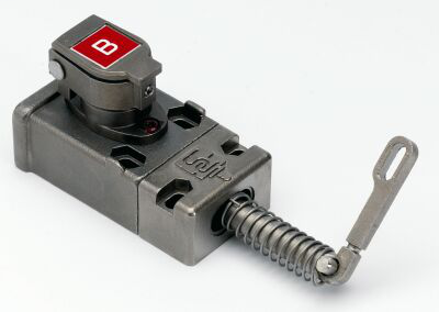 440T-MSALE10AY - Access Interlock - Single Key, Standard Key Code Labeling, Lever Actuator. Key trapped to release lever.