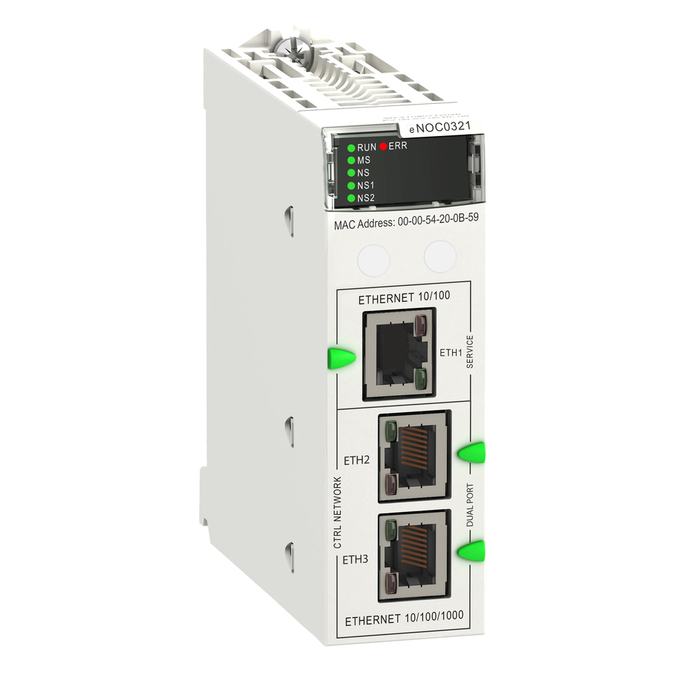 BMENOC0321C - control router, Modicon M580, Ethernet, conformal coating (Qty. 15)