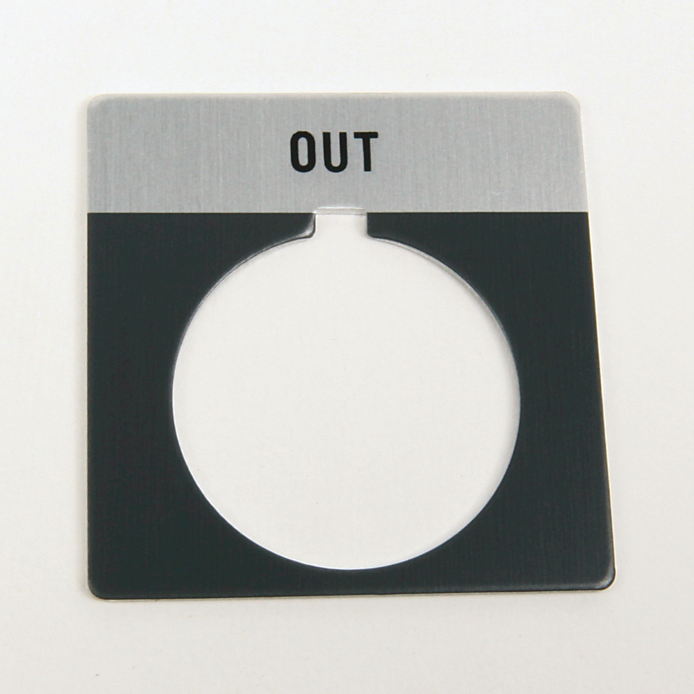 800T-X530J - 800T Legend Plate,JumboON, Package Quantity 1, Gray