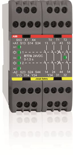 2TLA010028R2000 - RT7A 1.5s 24DC Safety relay