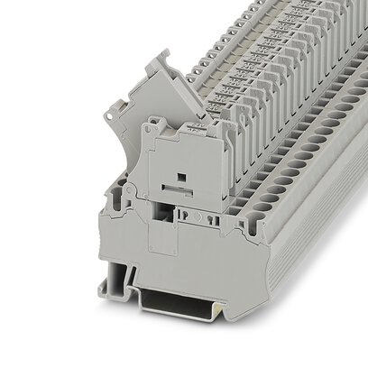 3036552 - ST 4-HESILED 24 (5X20) GY/GY - Bloque de terminales modular para fusibles