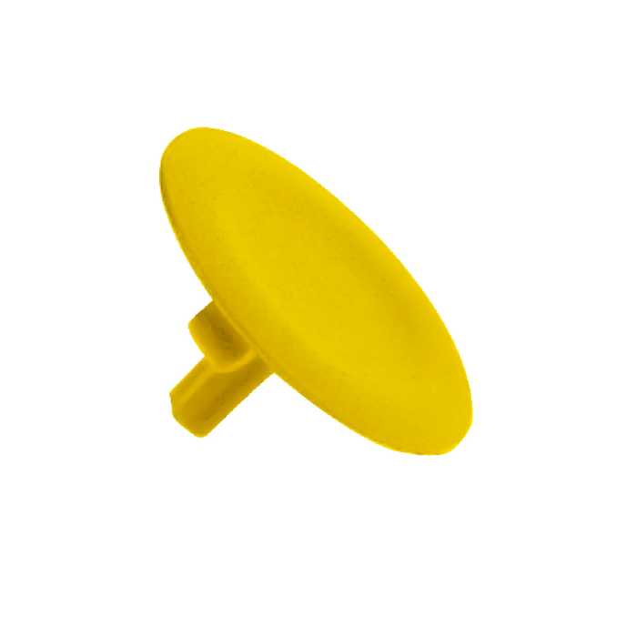 ZBA5 - yellow cap unmarked for circular flush pushbutton Ø22