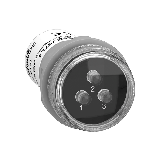 XB5EV57L4 - Pilot light 3 phasesVoltage, Harmony XB5, indicator with 3 LED, white, 400V AC