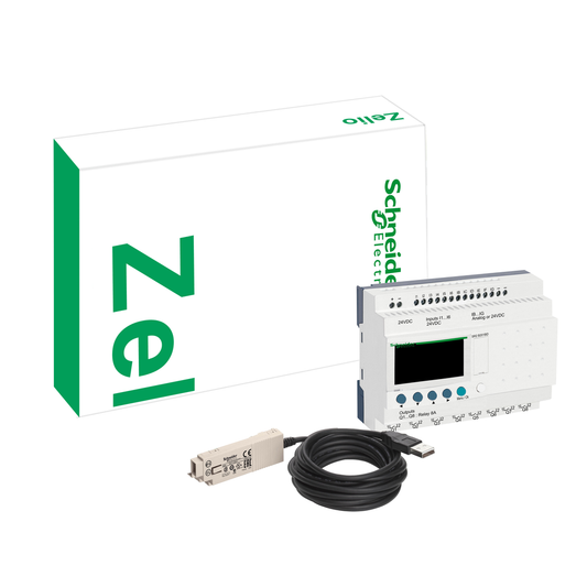 SR3PACK2FU - modular discovery packs, Zelio Logic SR2 SR3, smart relay discovery pack, 26 IO, 100 to 240V AC