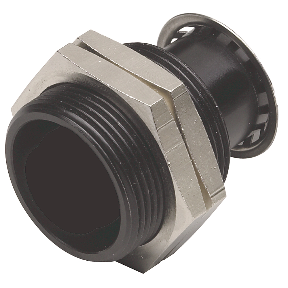 Soporte de montaje con resorte de retorno, aluminio anodizado, diámetro de 30 mm, rosca M45 x 1,5