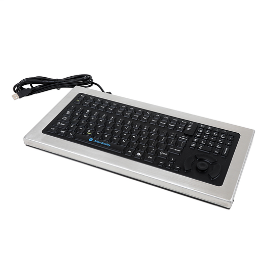 6189V-KBDEPS1U - Industrial Computer and Monitor Accessories, Industrial USB Desktop Keyboard