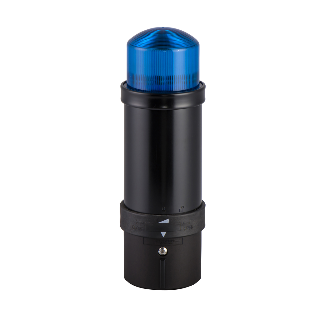 XVBL6B6 - Complete beacon, Harmony XVB Universal, blue strobe beacon, 70mm, 5 joules, 24V AC/DC