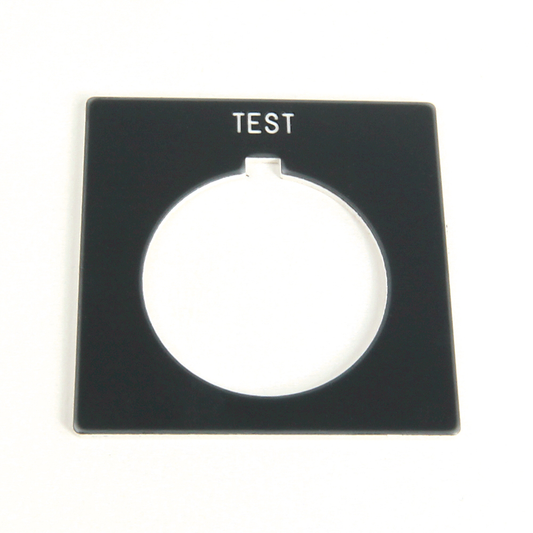 800H-W128 - Accesorios para 800T y 800H, placa de leyenda para 800H, estándar, prueba, gris