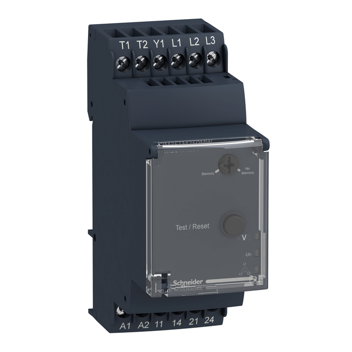 RM35TM250MW - Harmony, Modular motor voltage and temperature control relay, 5 A , 2 NO, 24..240 V AC/DC