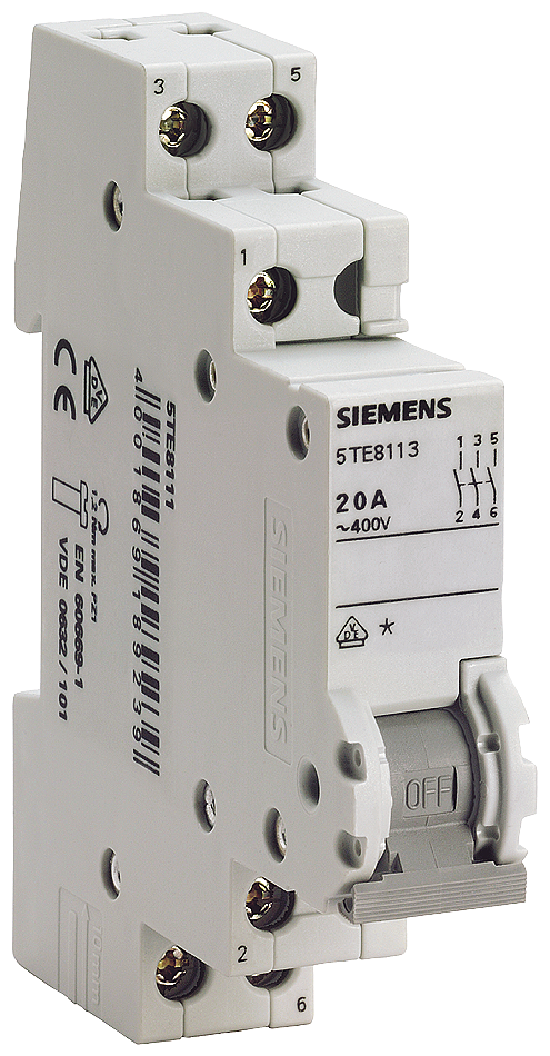 5TE8213 - INTERRUPTOR, D=70MM 32A 3NC, TERMINAL 6QMM