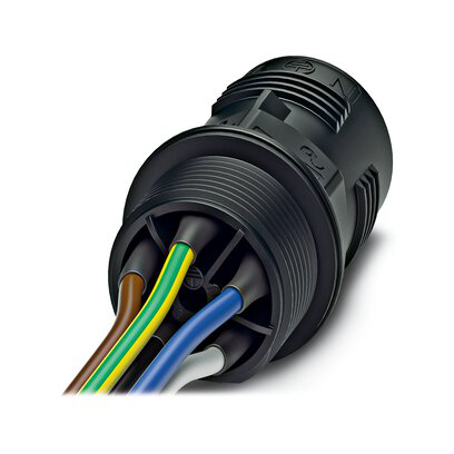 1414736 - QPD W 4PE1,5 M25 0,5 BK - Panel feed-through