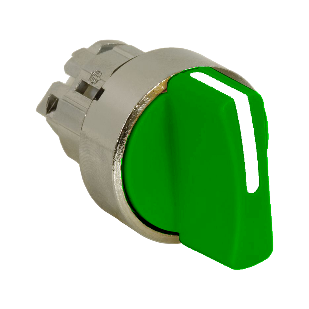 ZB4BD503 - Cabezal para selector, Harmony XB4, verde Ø22 mm 3 posiciones retorno por resorte
