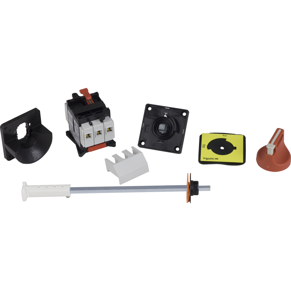VCCF1 - Interruptor seccionador, TeSys Control, para encendido/parada de emergencia, 32 A, fijación con 4 tornillos, para montaje en la parte trasera de un armario