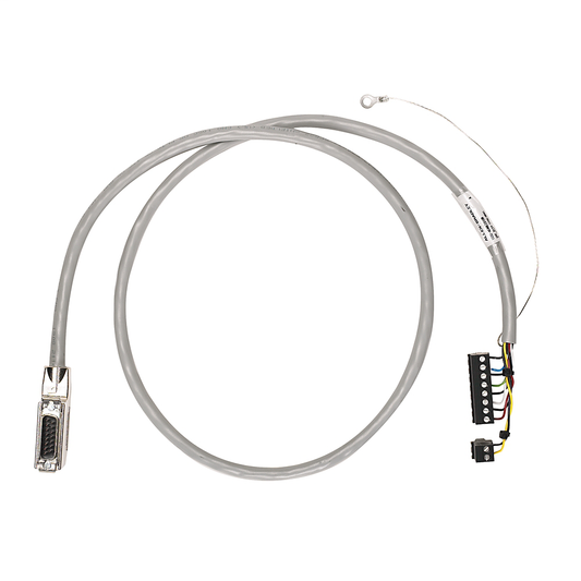 1492-ACABLE025TD - Pre-wired Cable for 1756-IF8 (Diff. current) Analog Input Module, 5 twisted-pair conductors, #22 AWG, shielded, w1756-TBCH connector & AIFM 25-Pin D-shell connector, length 2.5 meter (8.2 feet)