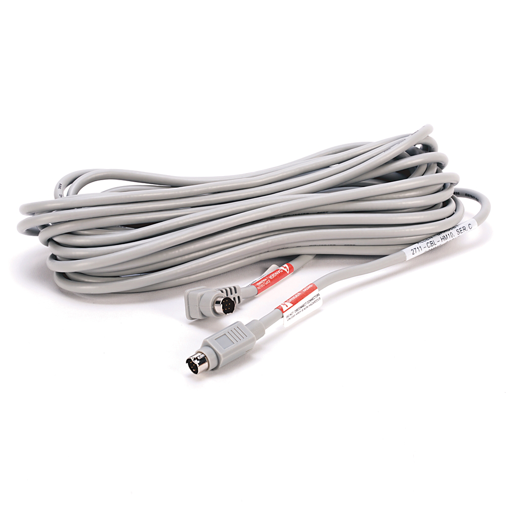 2711-CBL-HM10 - 2711 PanelView Standard Terminal Accessories, 32.7 foot (10.0 m) RS-232 Operating Cable